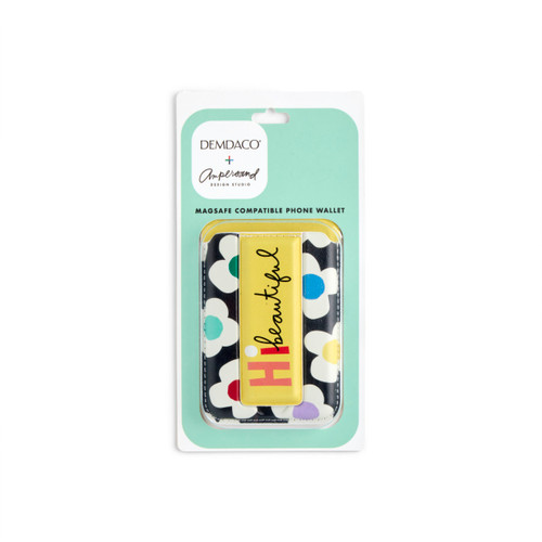Hi Beautiful Yellow Mag Wallet 2.5" x 3.5" by Ampersand Design Studio slide 