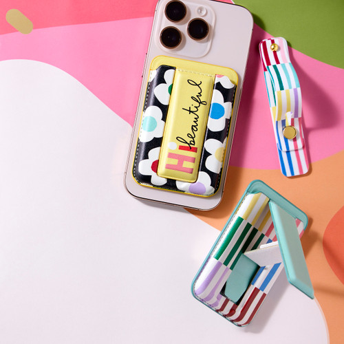 Hi Beautiful Yellow Mag Wallet 2.5" x 3.5" by Ampersand Design Studio slide 
