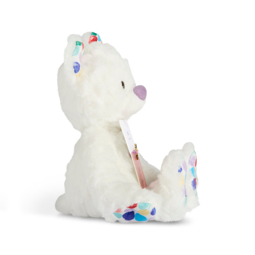 Brave Dots White and Purple Stuffed Animal 6" + Jewelry by Ampersand Design Studio slide 