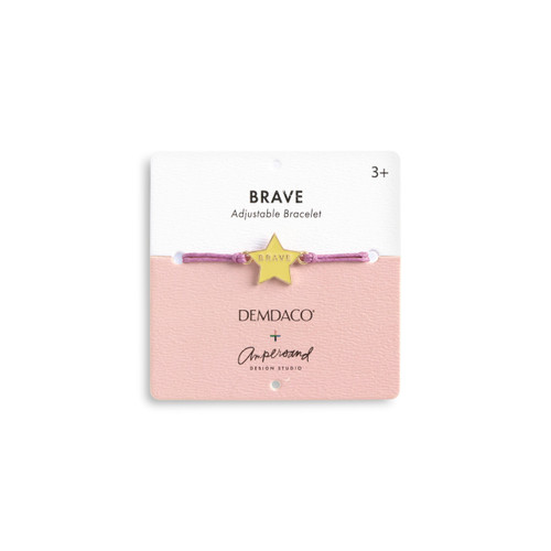 Brave Dots White and Purple Stuffed Animal 6" + Jewelry by Ampersand Design Studio slide 