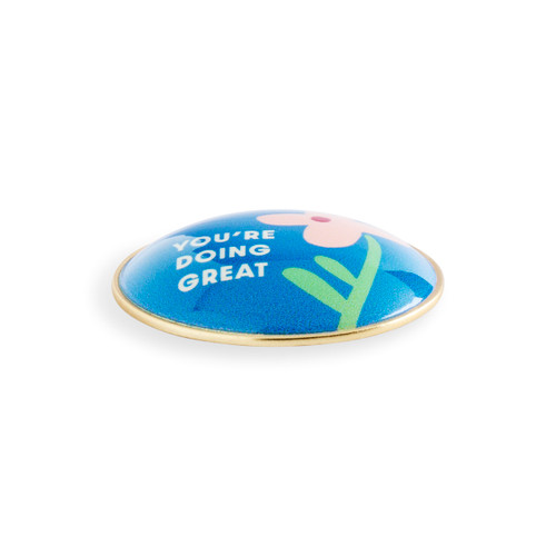 You're Doing Great Gold Magnetic Frame Charm 1.5" by Ampersand Design Studio slide 