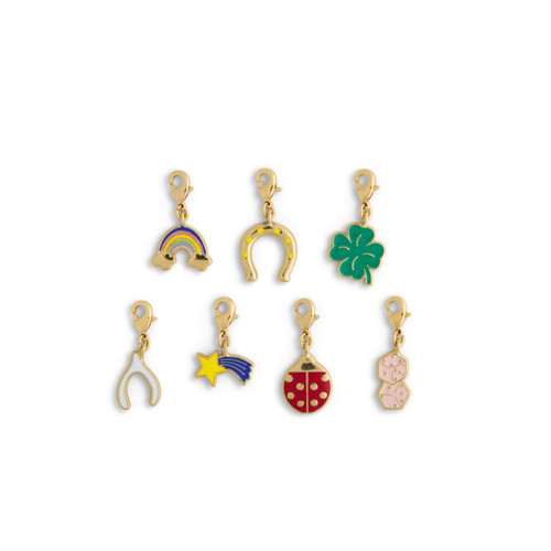 Good Luck Gold Charm Bracelet 6" (with 1.5" Extender) by Ampersand Design Studio slide 