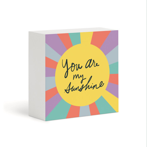 You Are My Sunshine Yellow Wall Art 4" x 4" by Ampersand Design Studio slide 