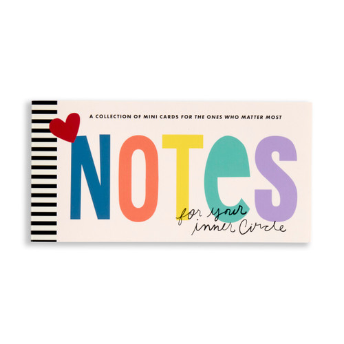 Notes to Friends Cream and Black Booklet 4" x 8" by Ampersand Design Studio slide 