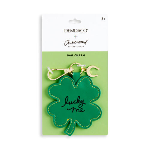 Lucky Me Green Bag Charm 5" by Ampersand Design Studio slide 