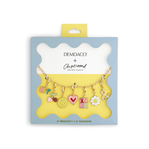 BFF Gold Charm Bracelet 6" (with 1.5" Extender) by Ampersand Design Studio slide 