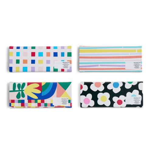 Set of 4 Multi Color Collapsible Sunglass Holders 6.5" by Ampersand Design Studio slide 
