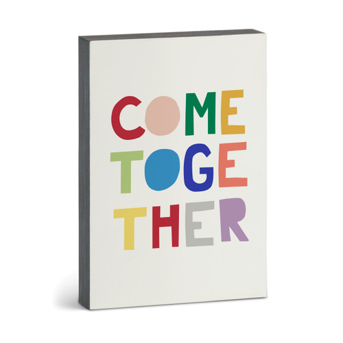 Come Together White Wall Art 8" x 12" by Ampersand Design Studio slide 