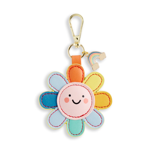 Flower Pink Bag Charm 5" by Ampersand Design Studio slide 