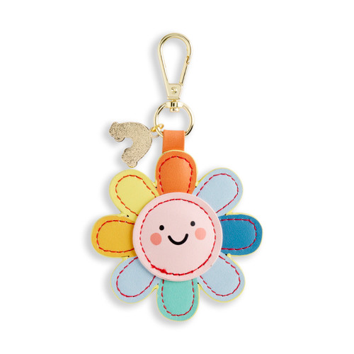 Flower Pink Bag Charm 5" by Ampersand Design Studio slide 