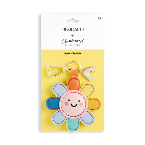 Flower Pink Bag Charm 5" by Ampersand Design Studio slide 