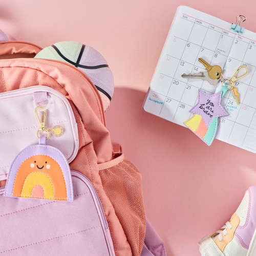 Rainbow Pink Bag Charm 5" by Ampersand Design Studio slide 