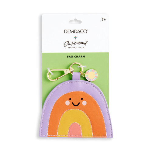 Rainbow Pink Bag Charm 5" by Ampersand Design Studio slide 