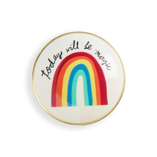 Today Will Be Magic Gold Magnetic Frame Charm 1.5" by Ampersand Design Studio slide 