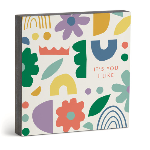 It's You I Like Light Cream Wall Art 10" x 10" by Ampersand Design Studio slide 