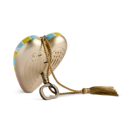 Hello Sunshine Gold Recordable Art Heart 1.5" by Ampersand Design Studio slide 