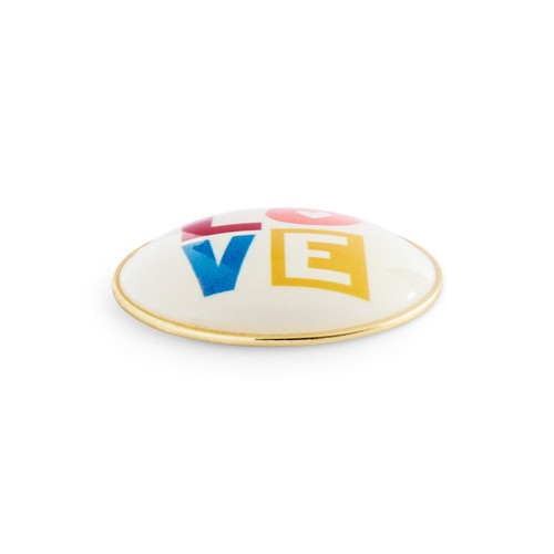 Love Gold Magnetic Frame Charm 1.5" by Ampersand Design Studio slide 