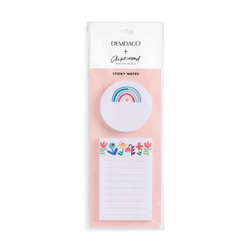 Rainbow White and Blue Sticky Notes Set 3" x 7" by Ampersand Design Studio slide 