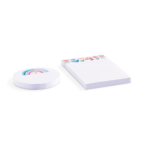 Rainbow White and Blue Sticky Notes Set 3" x 7" by Ampersand Design Studio slide 