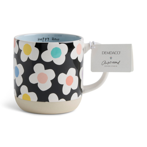 Happy Hour Black and White Mug 16oz. by Ampersand Design Studio slide 