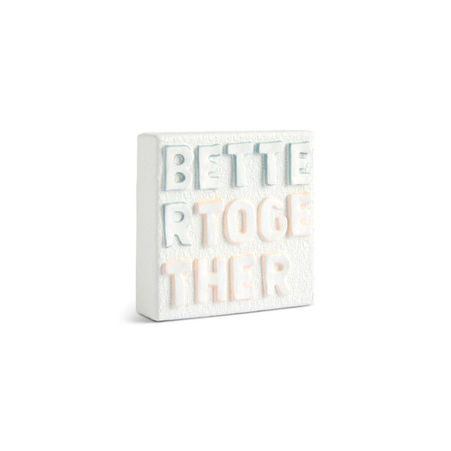 Better Together Sculpted White Shadowbox 4" by Emeline slide 