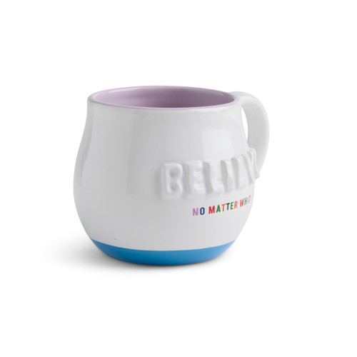 Believe Sculpted White Mug 14oz. by Emeline slide 