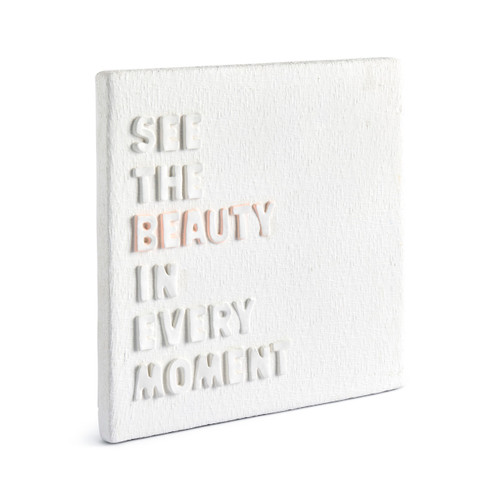 See the Beauty Sculpted White Wall Art 10" by Emeline slide 