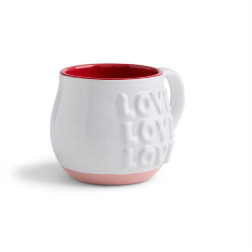 XOXO Sculpted White Mug 14oz. by Emeline slide 