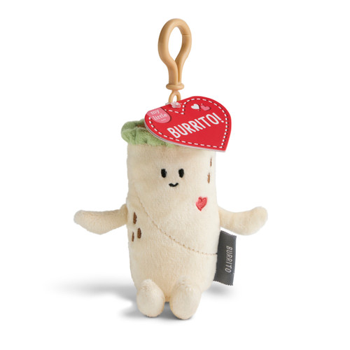 You're My Little...Burrito Bag Charm Cream Plush 8" slide 