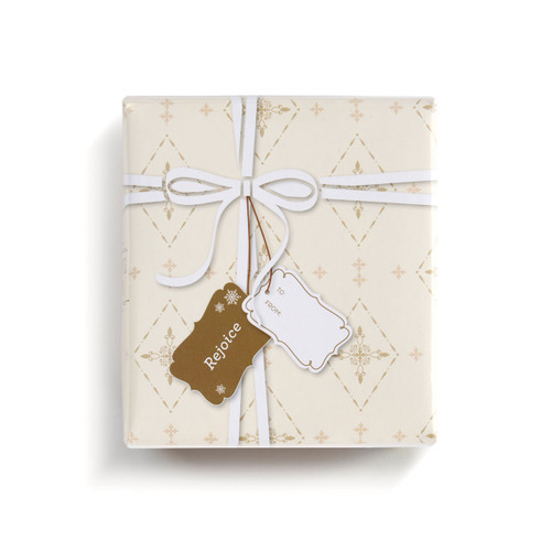 Rejoice Warm Wish Glitter Cross Ornament slide 