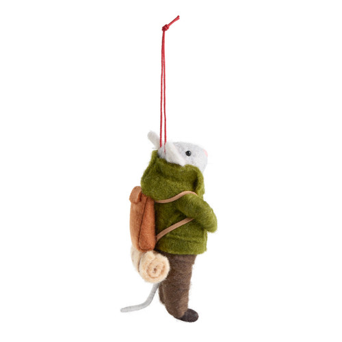 Camper Mouse Ornament - 5in slide 