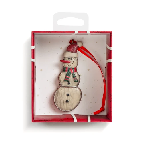 Snowman Mini Resin Ornament slide 