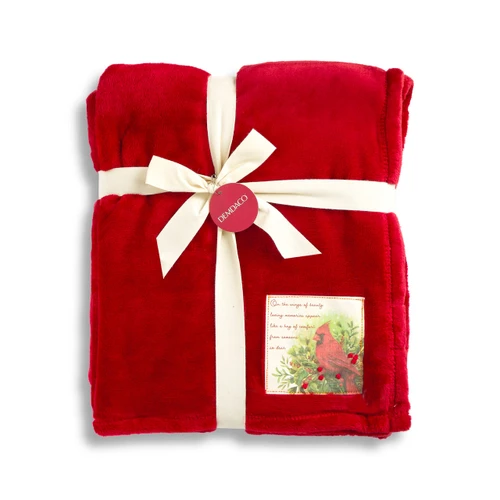 Loving Memories Red Cardinal Blanket - 50x60in slide 