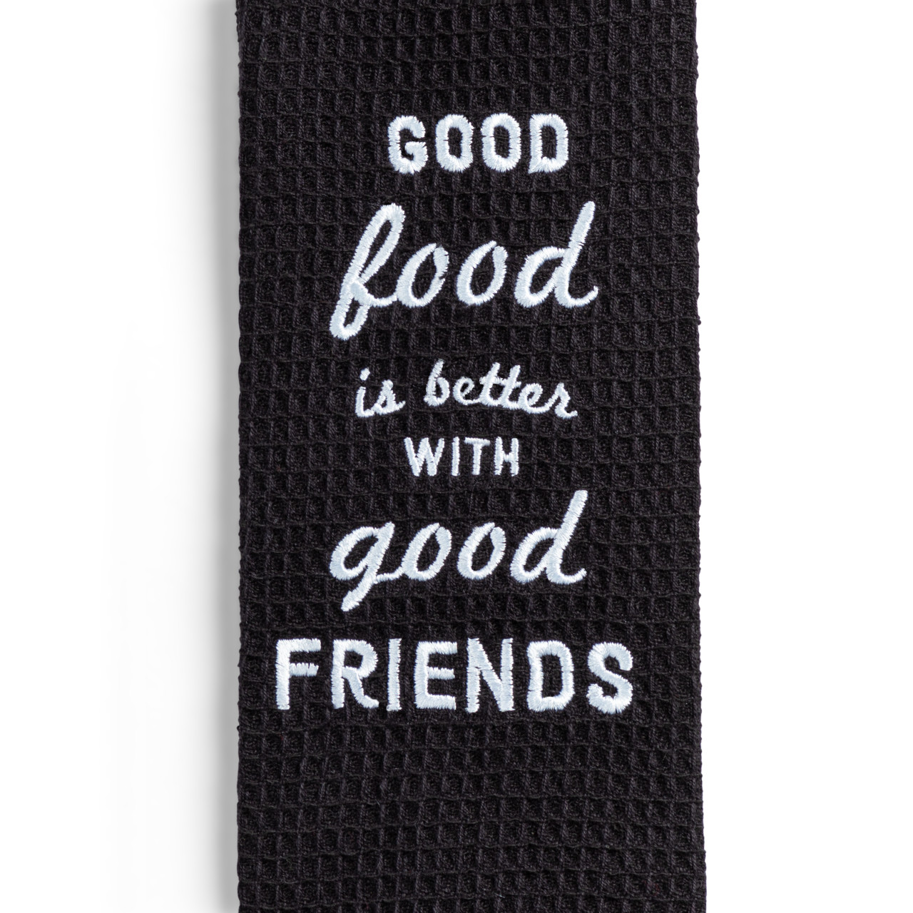 byDesign Serving Black & White Good Food & Friends Kitchen Boa 4" x 69" thumbnail