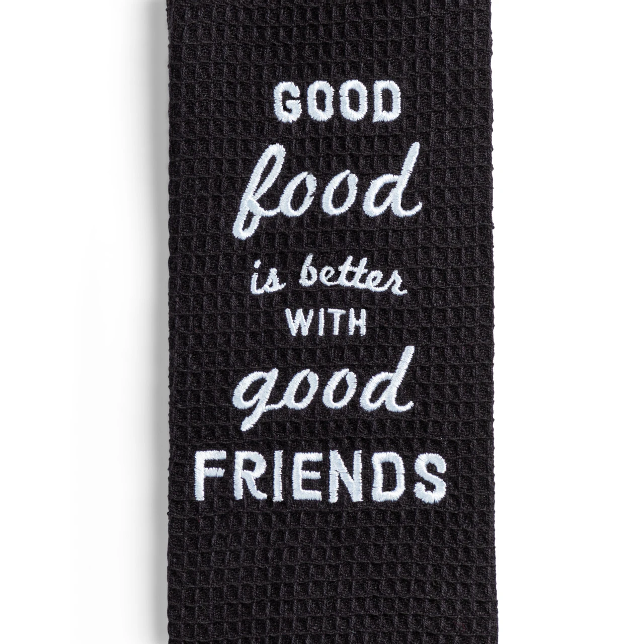 byDesign Serving Black & White Good Food & Friends Kitchen Boa 4" x 69" thumbnail