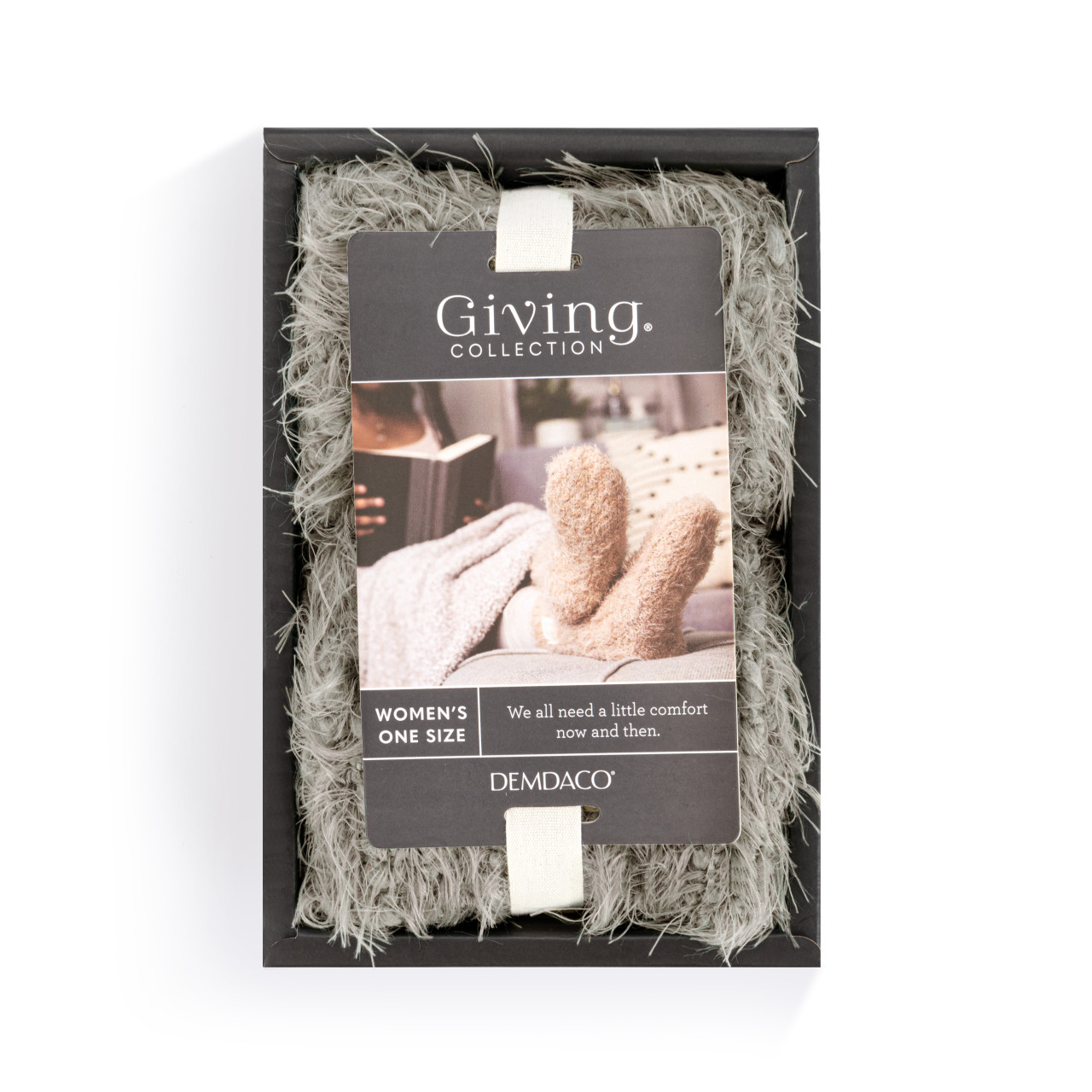 Giving Collection Light Gray Cozy Giving Socks Set thumbnail
