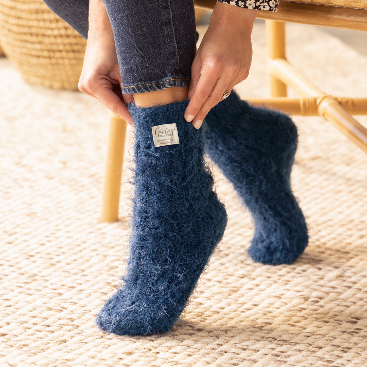 Giving Collection Deep Navy Cozy Giving Socks Set thumbnail