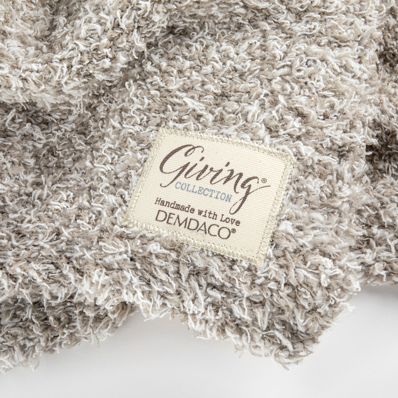 Giving Collection Taupe Giving Blanket 52" x 62" thumbnail