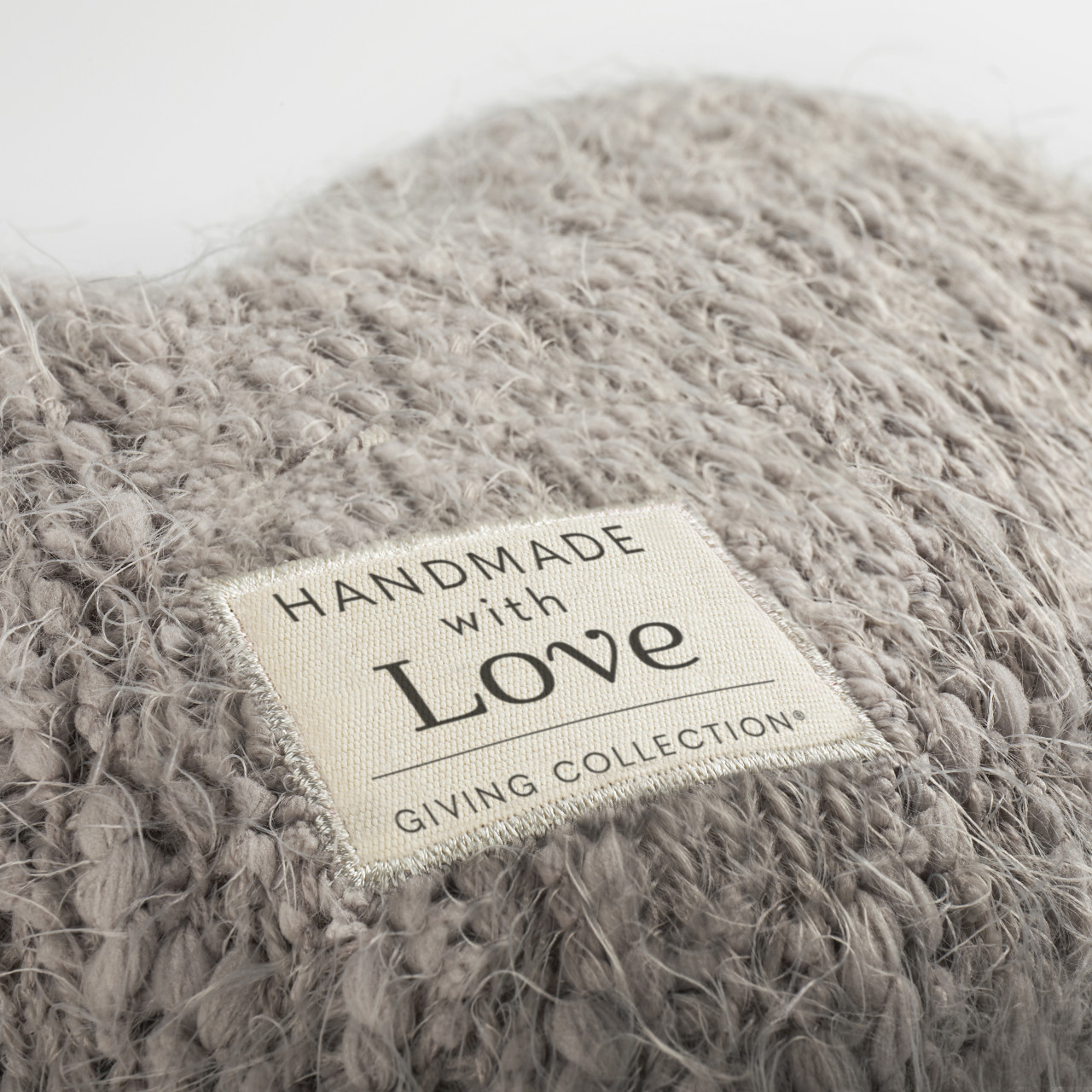 Giving Collection Taupe Weighted Giving Heart 1.85lb thumbnail