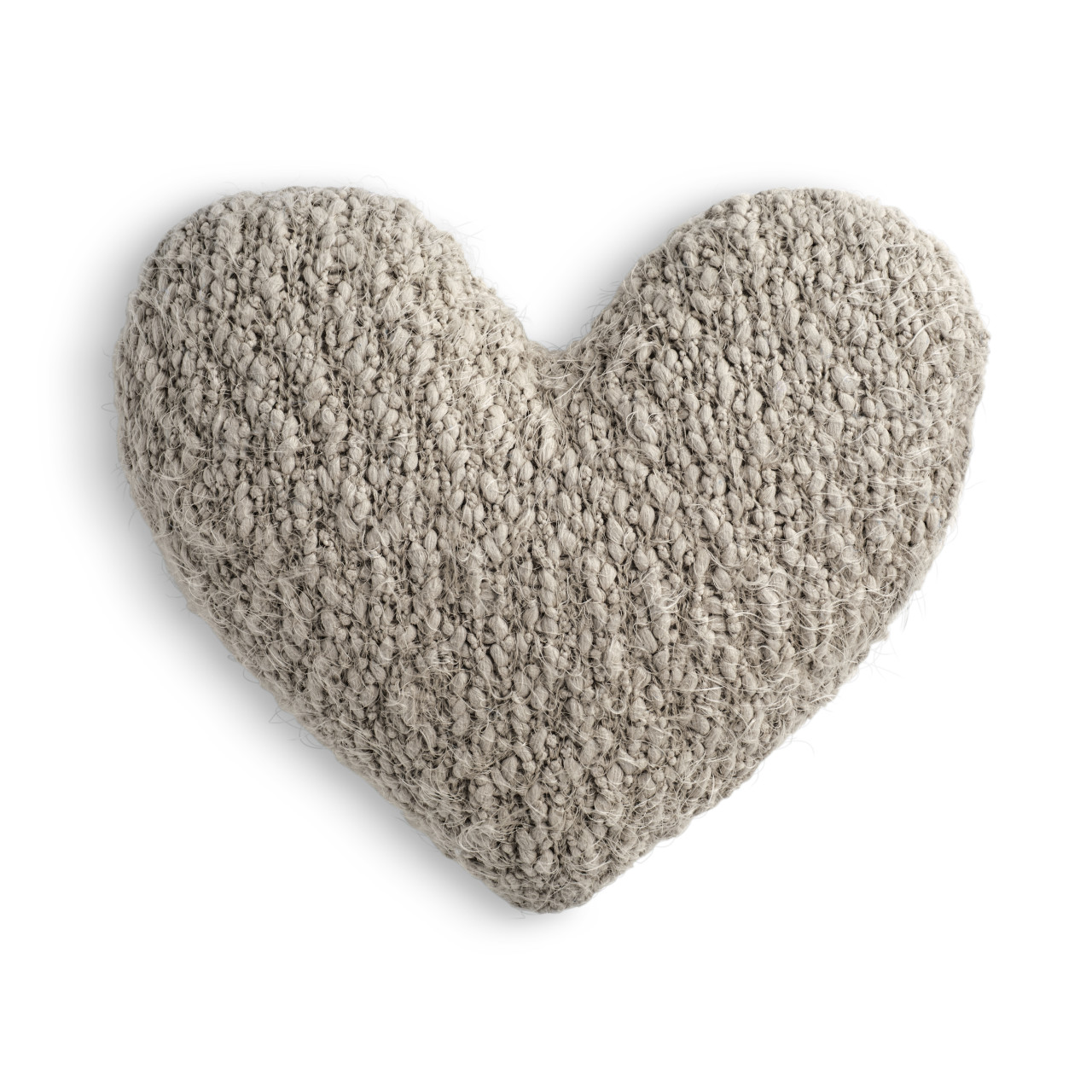 Giving Collection Taupe Weighted Giving Heart 1.85lb thumbnail