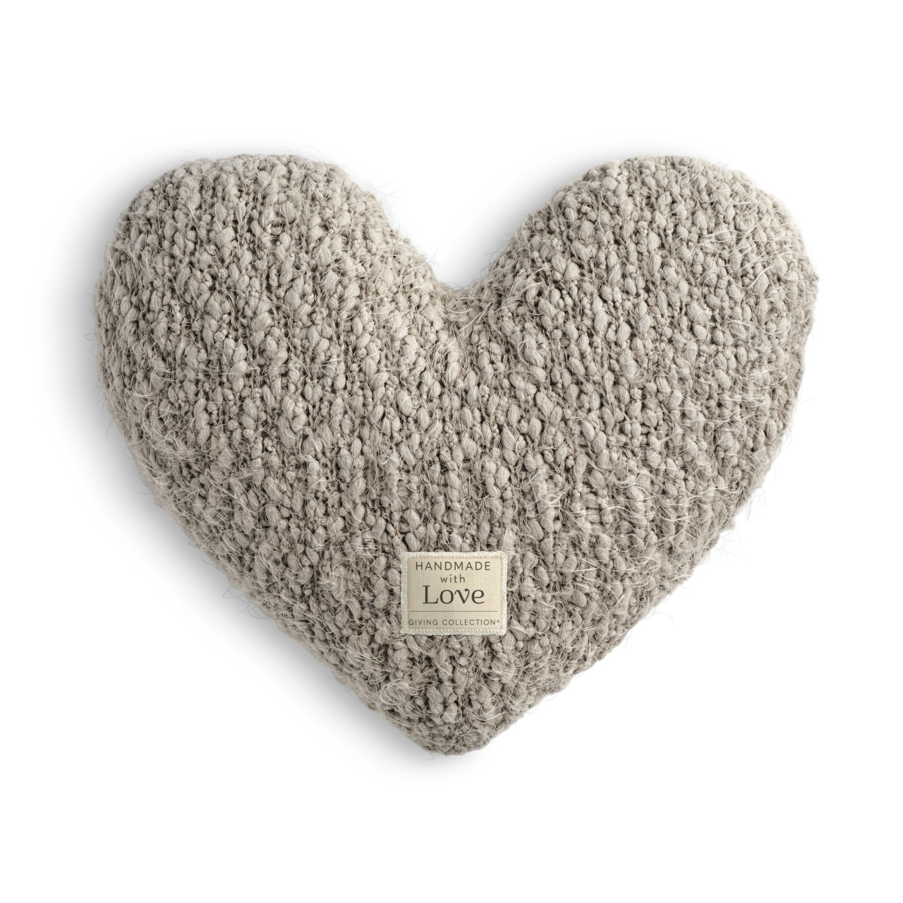 Giving Collection Taupe Weighted Giving Heart 1.85lb thumbnail
