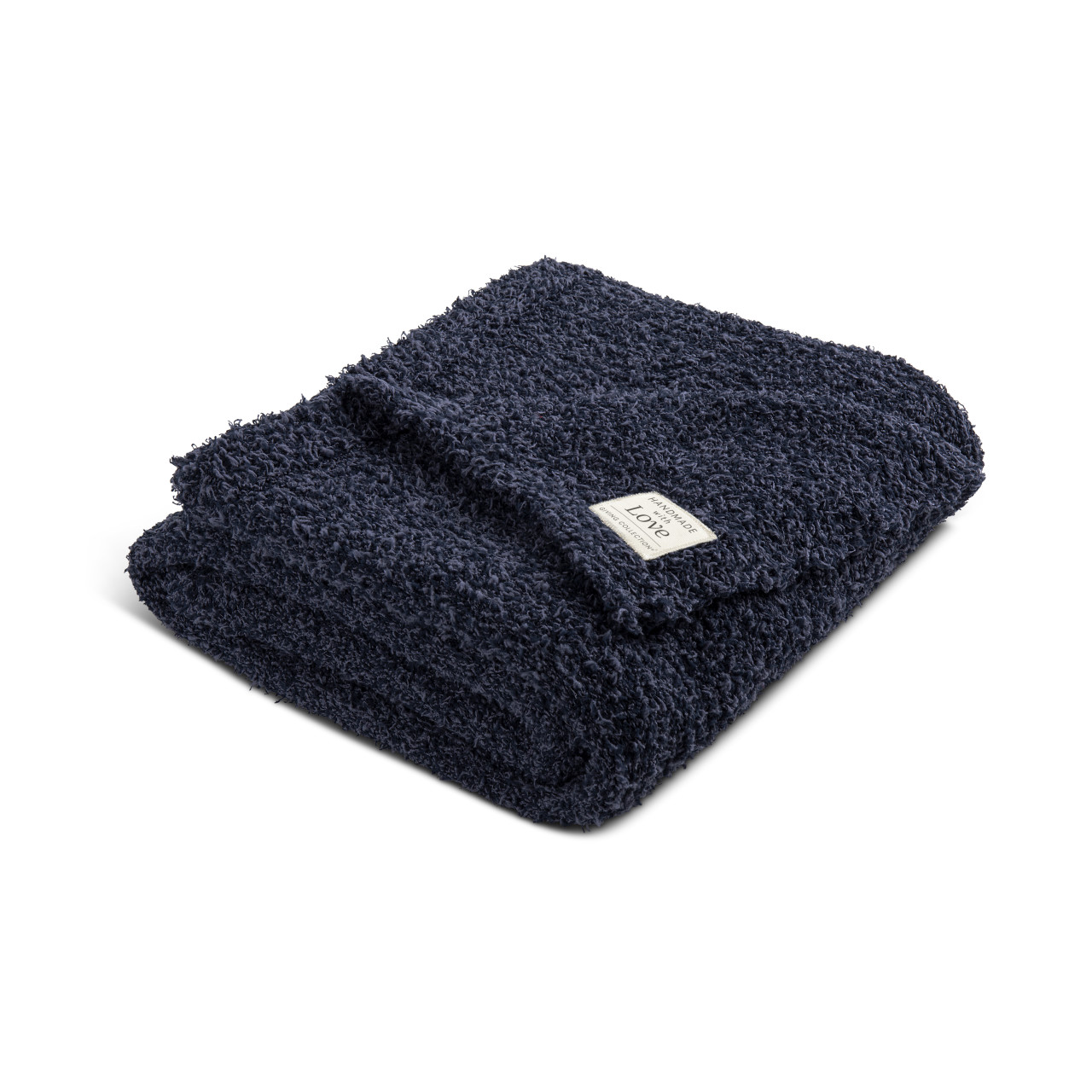 Giving Collection Navy Blue Giving Blanket 52" x 62" thumbnail