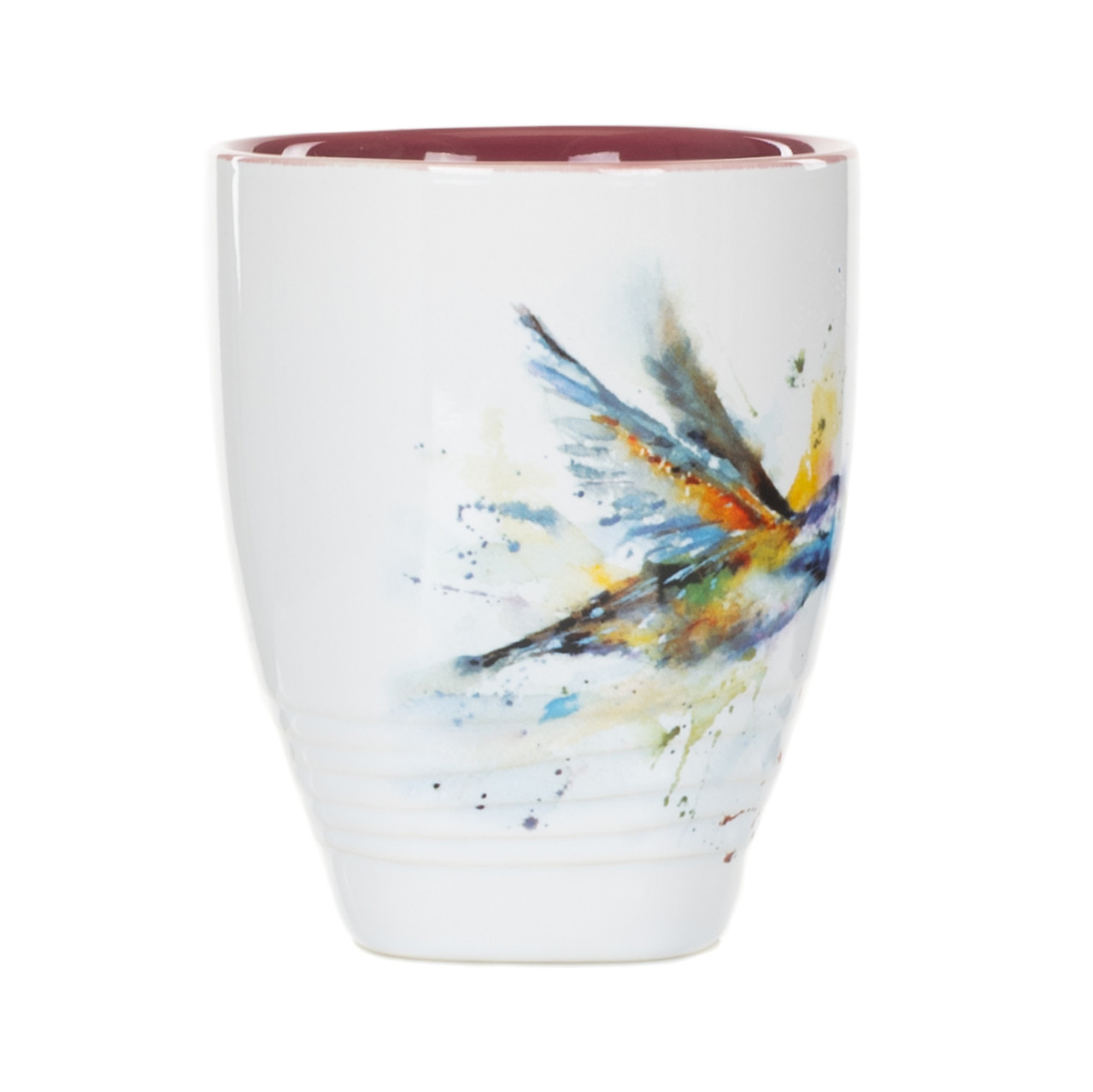 Dean Crouser Stoneware Watercolor Hummingbird Mug 16oz thumbnail