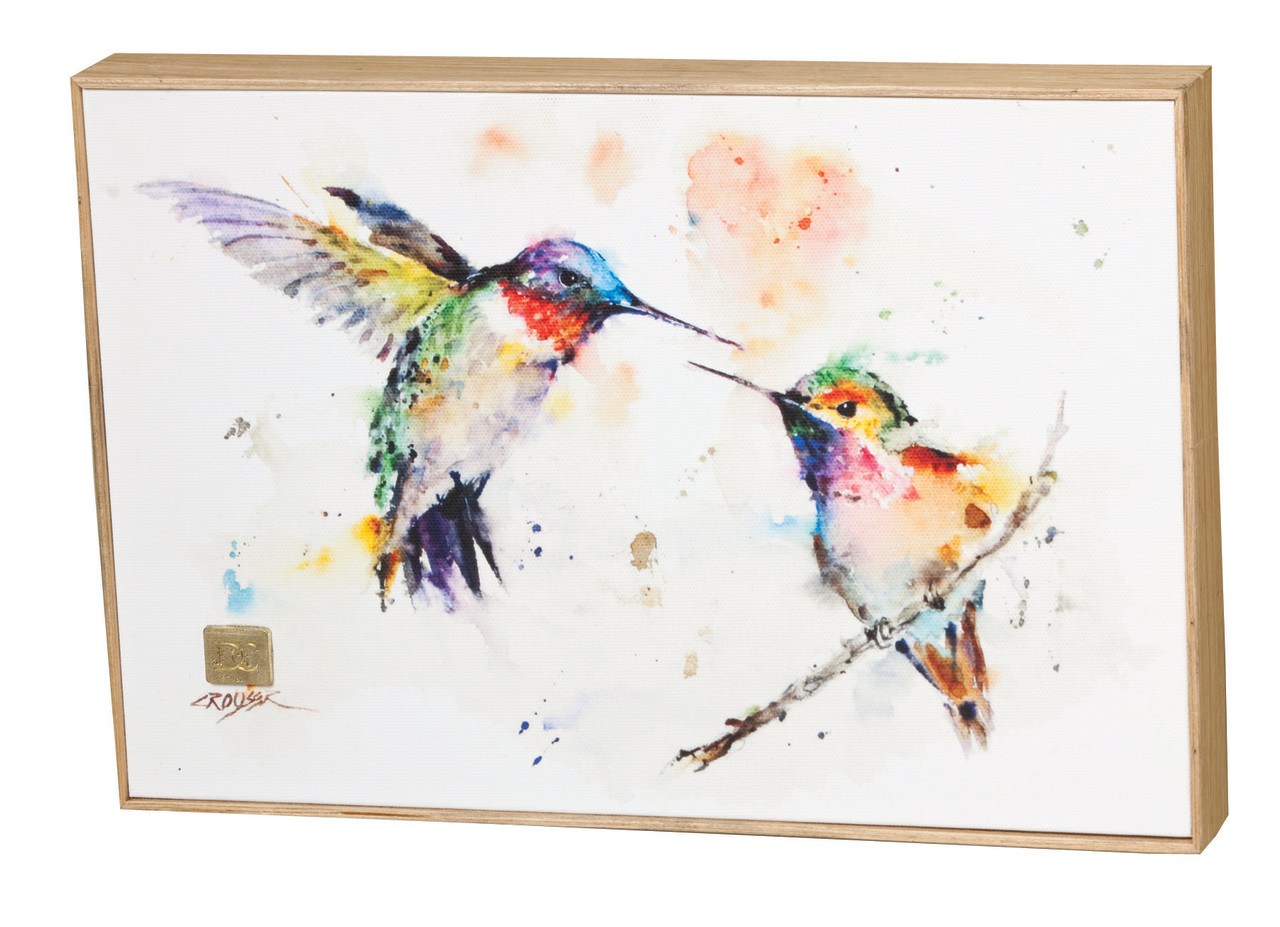 The Lovebirds Hummingbirds Wall Art thumbnail