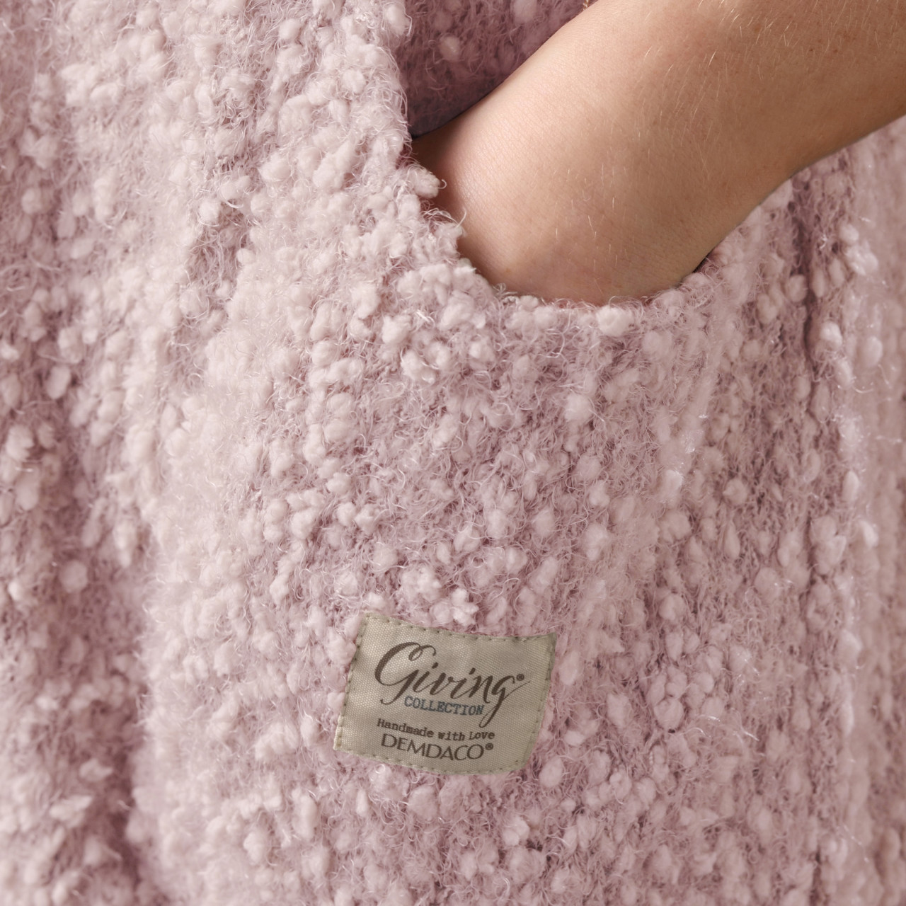 Giving Collection Soft Pink Giving Shawl With Pockets thumbnail