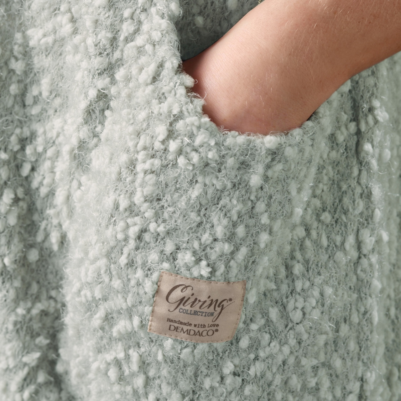 Giving Collection Light Sage Giving Shawl With Pockets thumbnail