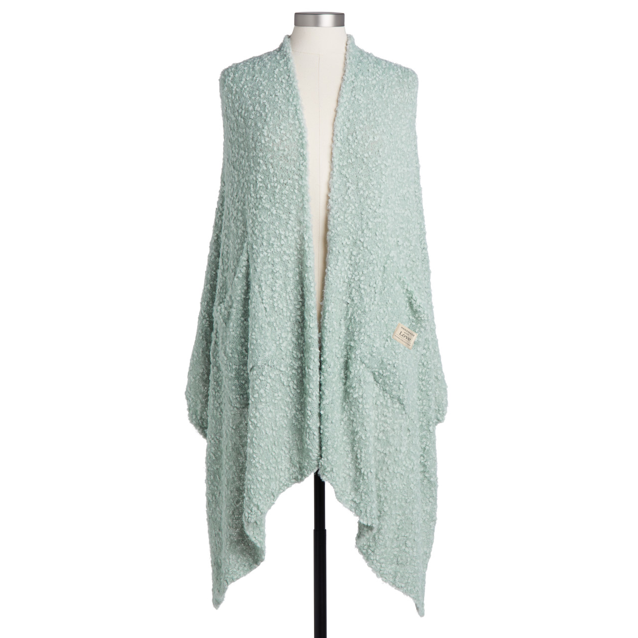 Giving Collection Light Sage Giving Shawl With Pockets thumbnail