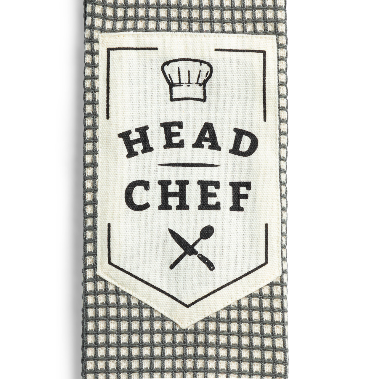 byDesign Serving Two-Toned Gray Head Chef Kitchen Boa 4" x 69" thumbnail