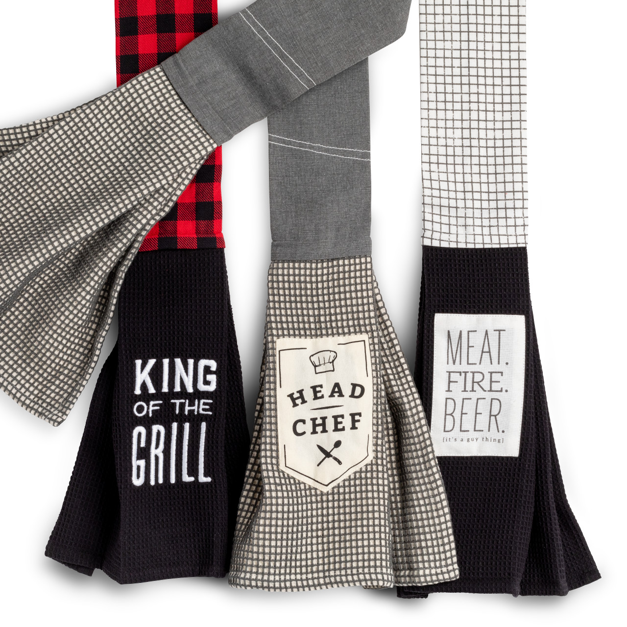 byDesign Serving Two-Toned Gray Head Chef Kitchen Boa 4" x 69" thumbnail