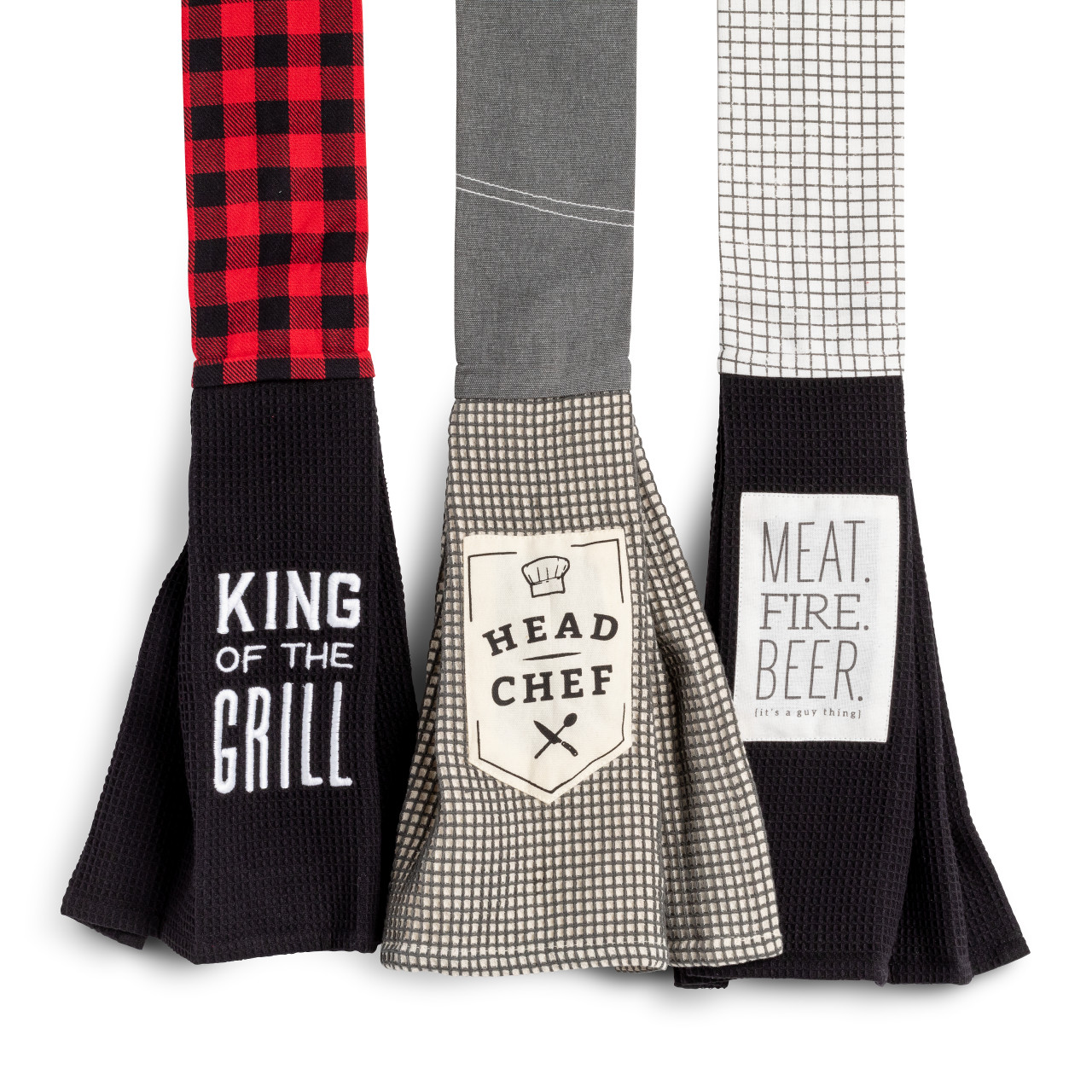 byDesign Serving Two-Toned Gray Head Chef Kitchen Boa 4" x 69" thumbnail